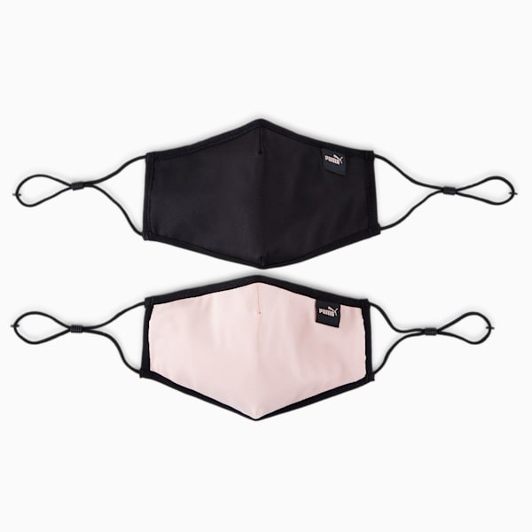 Masque PUMA Core pour le visage (ensemble de 2), Apricot Blush-Puma Black, extralarge